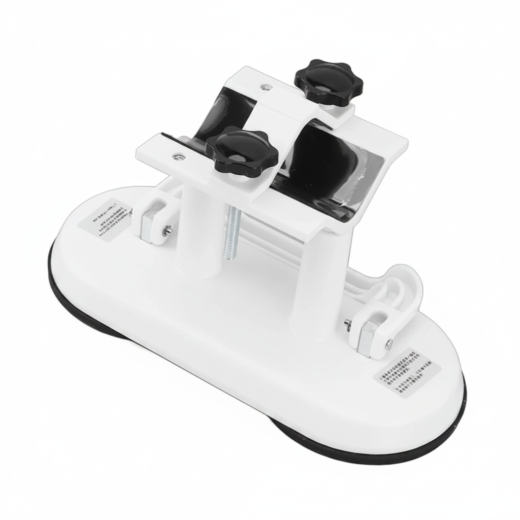 Hands-Free Massage Gun Holder with Double Suction Base – Adjustable Percussion Massager Mount for Back, Shoulder & Full Body Muscle Recovery