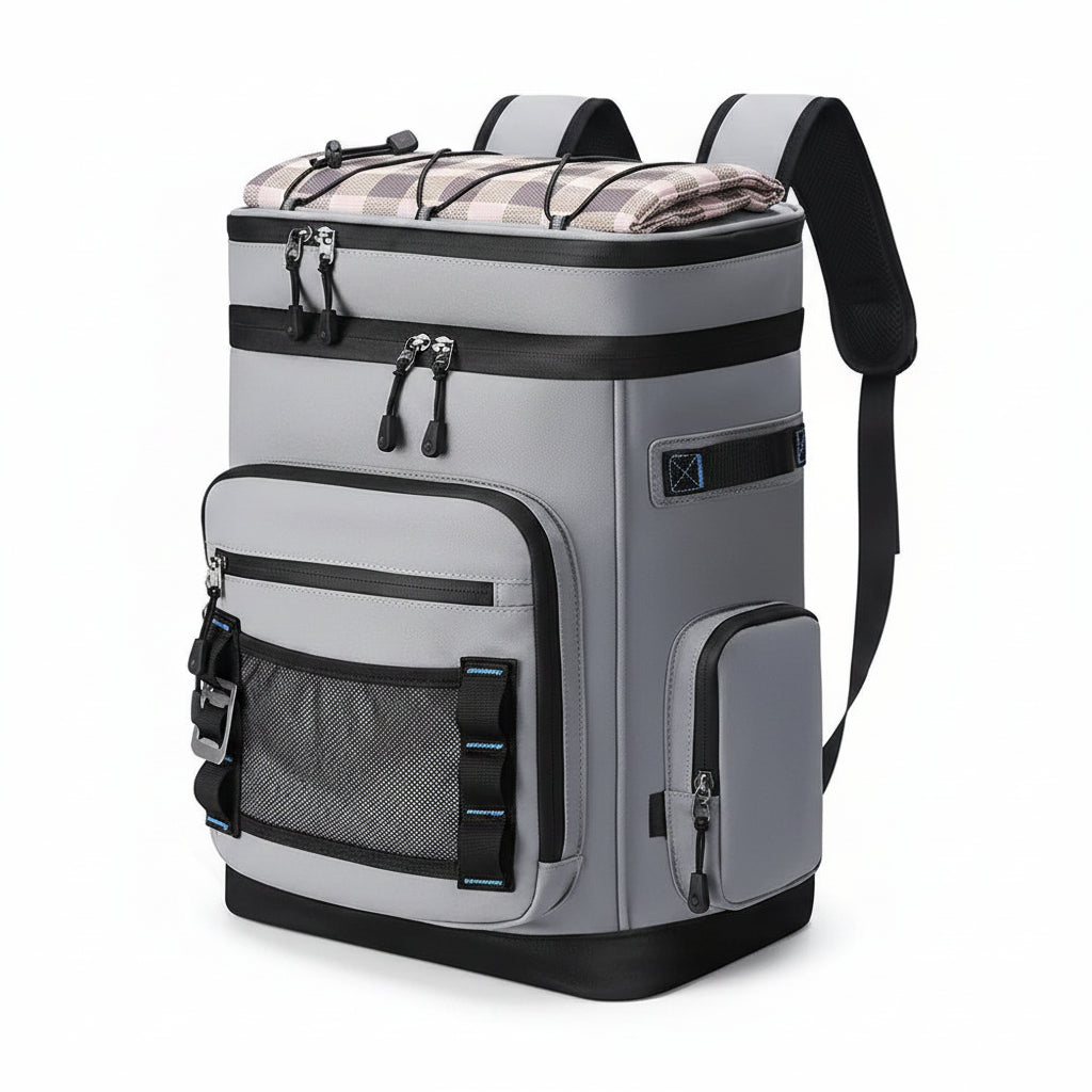 RameTrail ArcticShield 30L Waterproof Cooler Backpack – Leakproof Insulated Backpack Cooler for Camping, Beach, Fishing, Hiking & Travel (Fits 35 Cans)