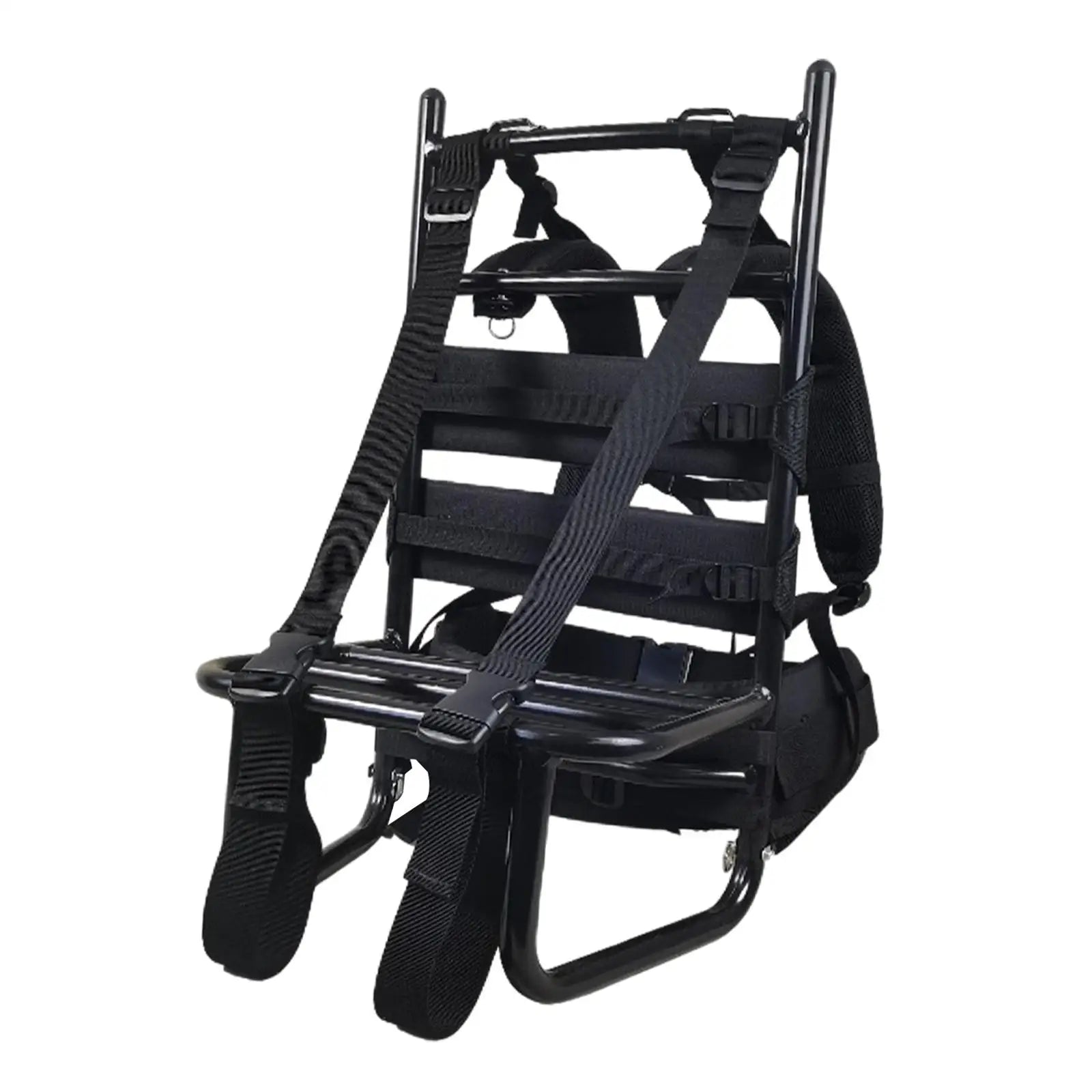 Heavy Duty Backpack Frame with Adjustable Shoulder Straps Portable Outdoor Backpack Holder for Trekking, Climbing & Mountaineering