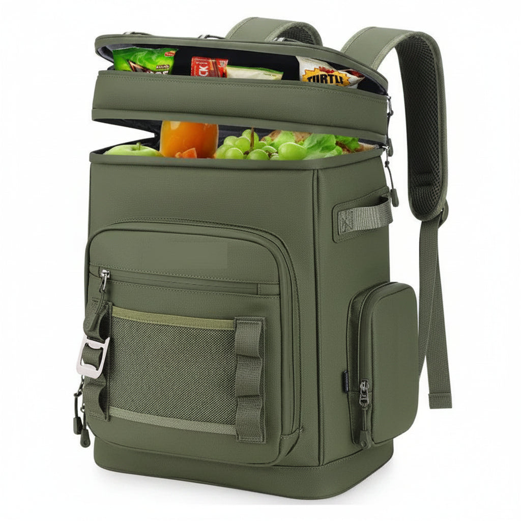 RameTrail ArcticShield 30L Waterproof Cooler Backpack – Leakproof Insulated Backpack Cooler for Camping, Beach, Fishing, Hiking & Travel (Fits 35 Cans)