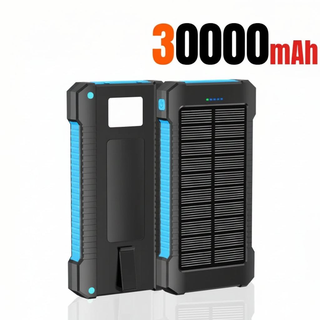 RamePower SolarTitan Pro Max™ 500000mAh Solar Power Bank – Ultra Fast Charging Outdoor Power Station with LED Flashlight - 500000mAh Ultra-High Capacity | Fast Charging | Solar Recharge | LED Flashlight | Outdoor & Emergency Power Station