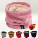 Ultra-Warm Winter Snood Scarf – Unisex Knitted Neck Warmer & Full Face Mask with Plush Lining