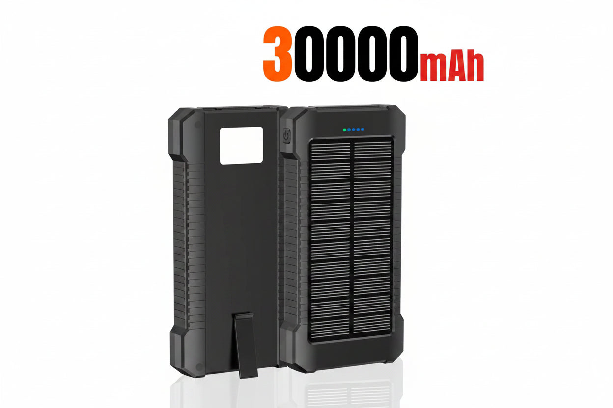 RamePower SolarTitan Pro Max™ 500000mAh Solar Power Bank – Ultra Fast Charging Outdoor Power Station with LED Flashlight - 500000mAh Ultra-High Capacity | Fast Charging | Solar Recharge | LED Flashlight | Outdoor & Emergency Power Station