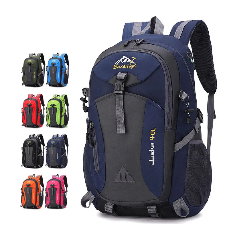 Rame Rejoice Always Wasserdichter Bergsteigerrucksack – Outdoor-Wanderrucksack aus Canvas mit großem Fassungsvermögen