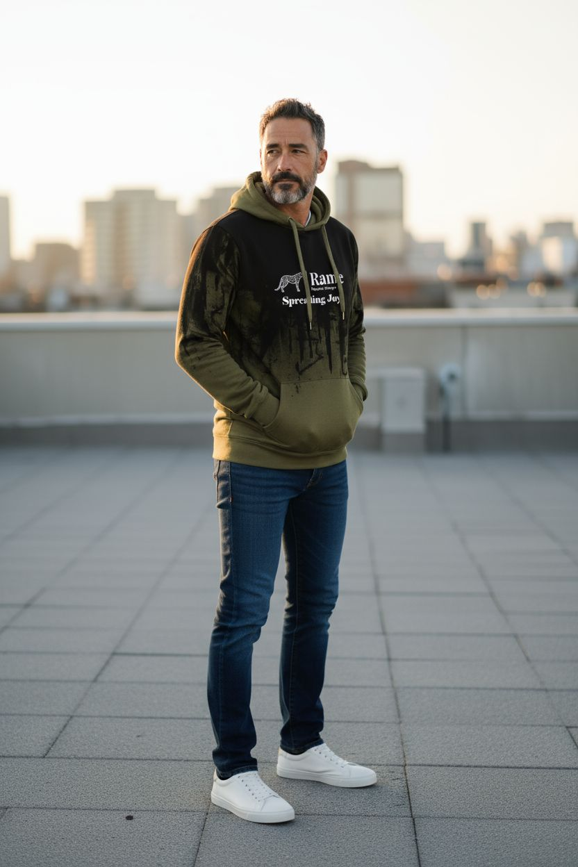 UrbanFlex Street Pullover – Men's Modern Casual Streetwear Sweatshirt