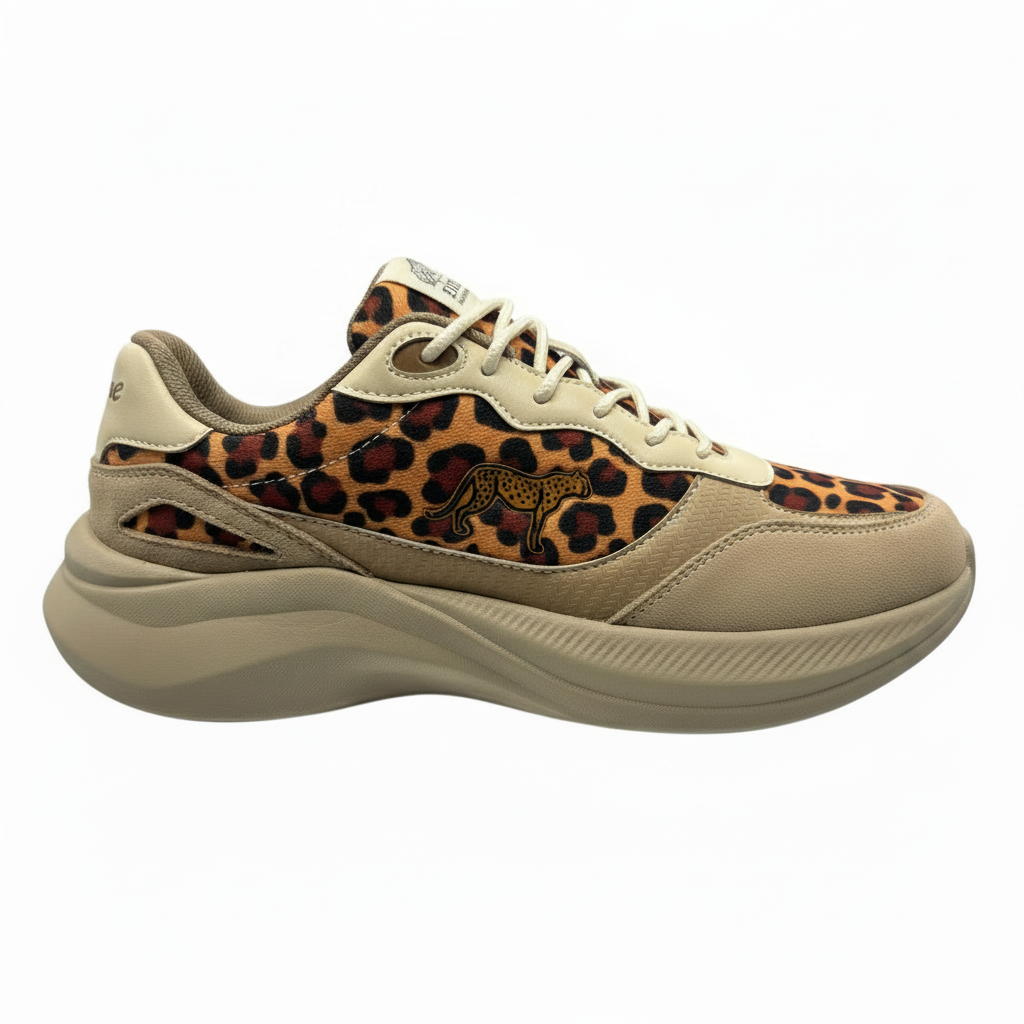 CheetahSpirit™ Genuine Leather Sneakers – Bold, Stylish &amp; Built for Confidence