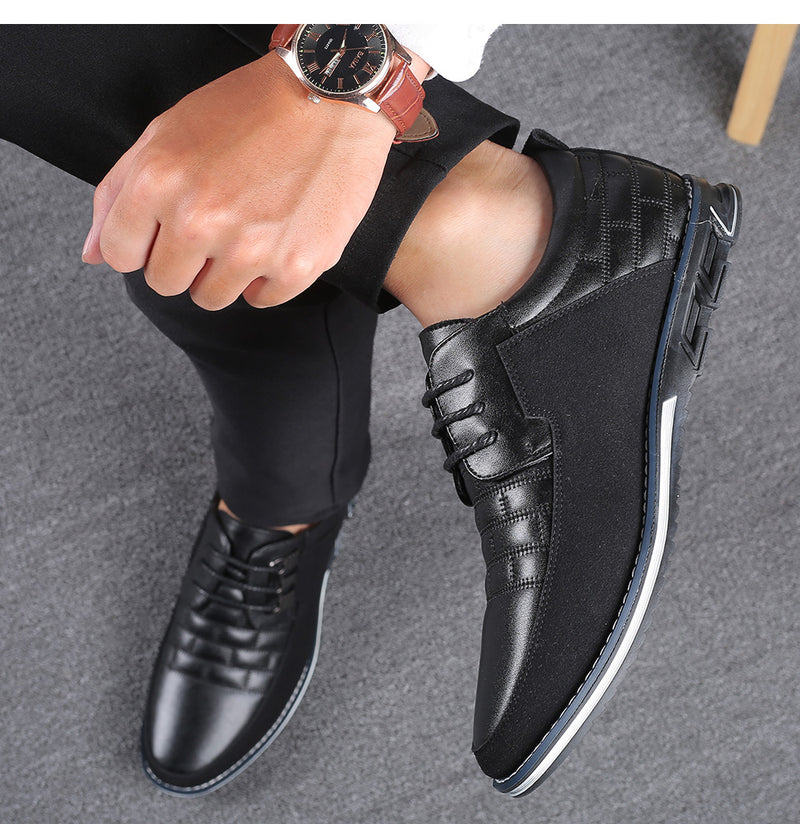 Breathable business shoes